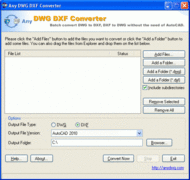 DWG to DXF Converter 2007.2 screenshot